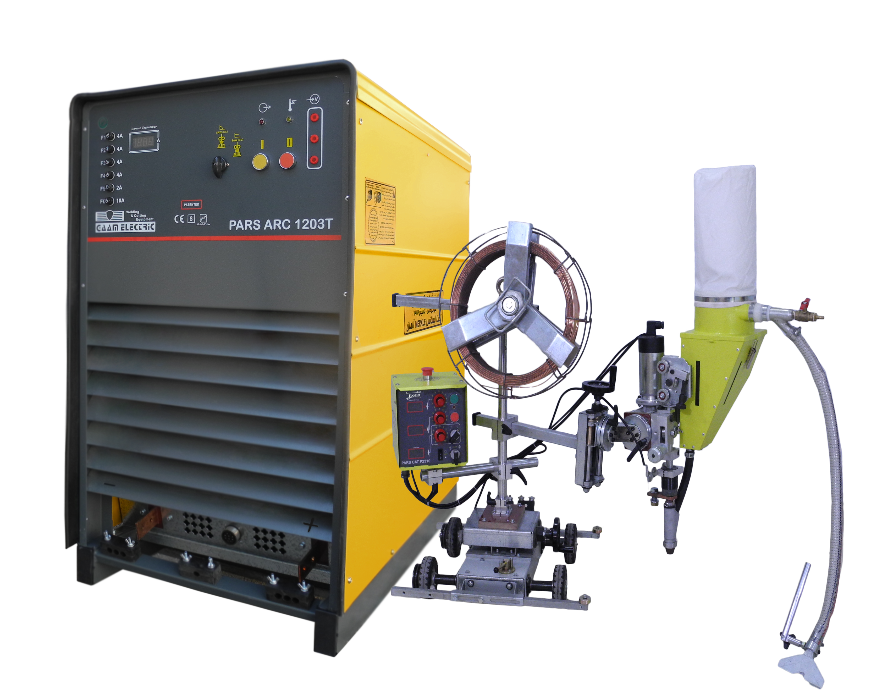 تجهیزات جوشکاری زیر پودری (Submerged Arc Welding - SAW )
